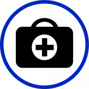 Pikto_Erste Hilfe_blau_schwarz_RGB