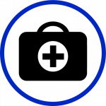 Pikto_Erste Hilfe_blau_schwarz_RGB