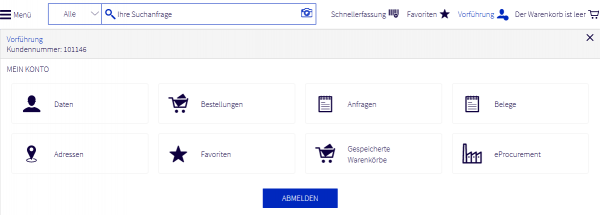 eShop_Kundenkonto
